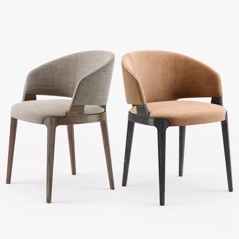 Solid wood armchair