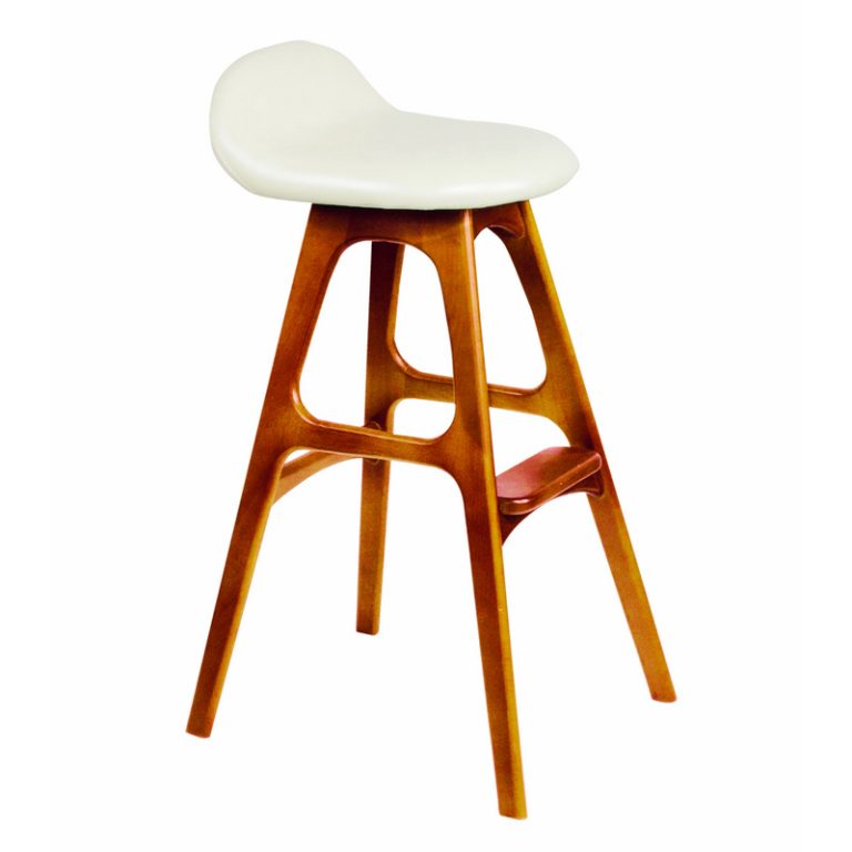 Solid wood bar chair