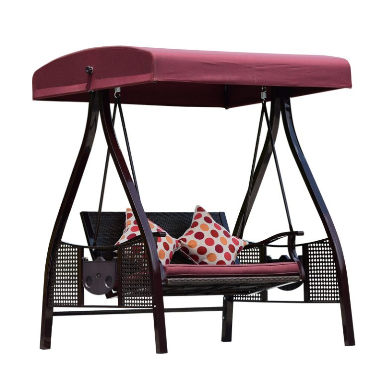 Outdoor courtyard garden swing cradle