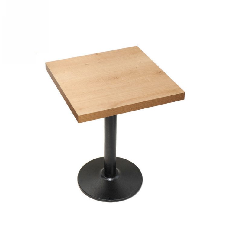 Restaurant solid wood square table