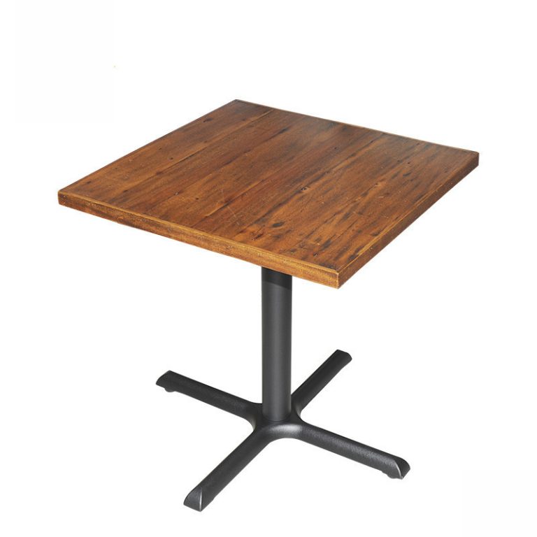 Wooden square table