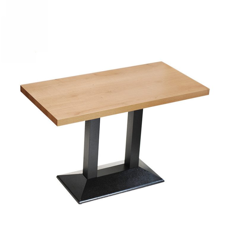 Restaurant wooden veneer dining table
